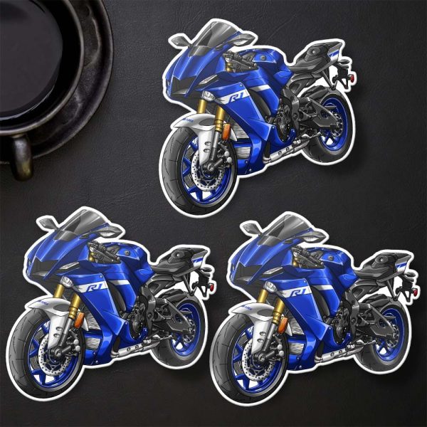 Yamaha YZF-R1 2020-2021 Sticker Team Yamaha Blue Merchandise & Clothing