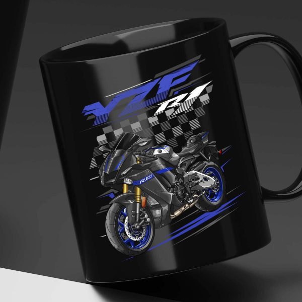 Yamaha YZF-R1 2022-2023 Black Mug R1M Merchandise & Clothing