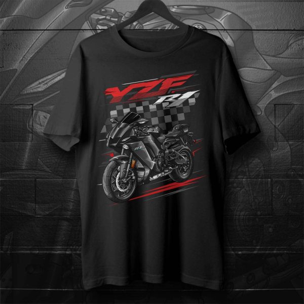 Yamaha YZF-R1 2022-2023 T-shirt Raven Merchandise & Clothing