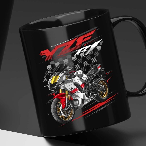 Yamaha YZF-R1 2022 Black Mug 60th GP Anniversary Merchandise & Clothing
