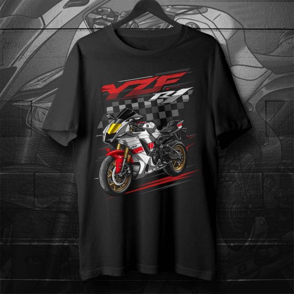 Yamaha YZF-R1 2022 T-shirt 60th GP Anniversary Merchandise & Clothing