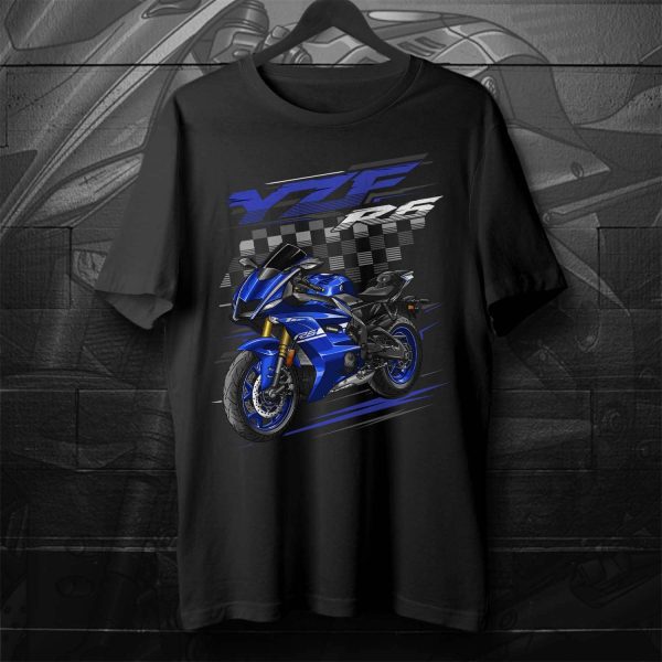 Yamaha YZF R6 2017 Clothing T-shirt Team Yamaha Blue Merchandise