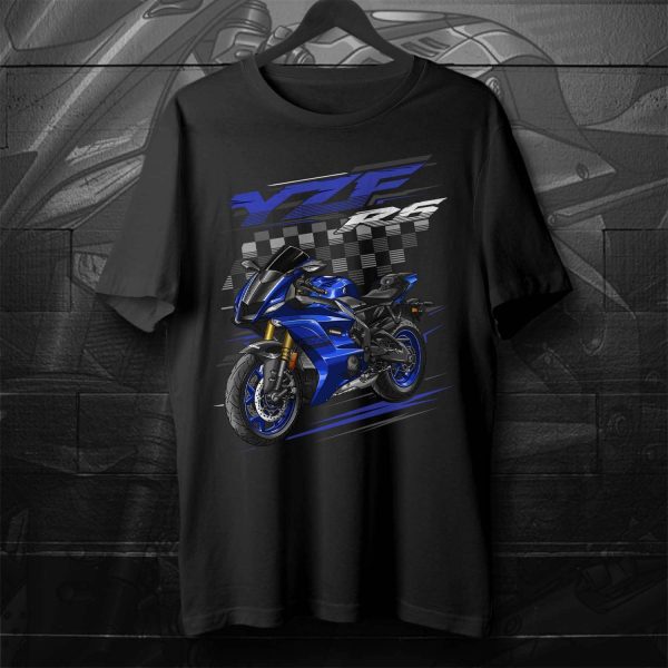 Yamaha YZF R6 2018 T-shirt Team Yamaha Blue Merchandise & Clothing
