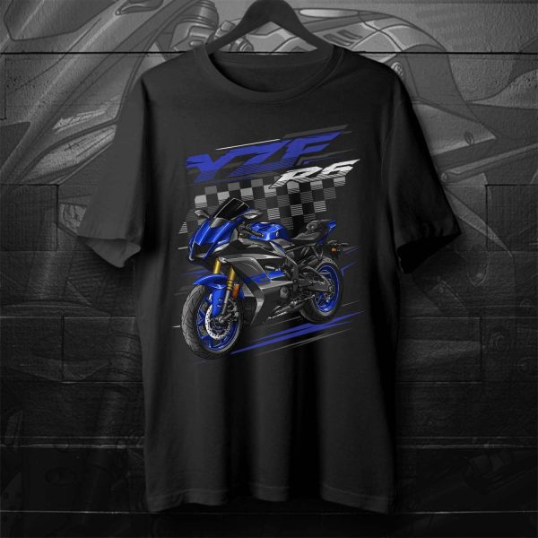 Yamaha YZF R6 2019 T-shirt Team Yamaha Blue Merchandise & Clothing