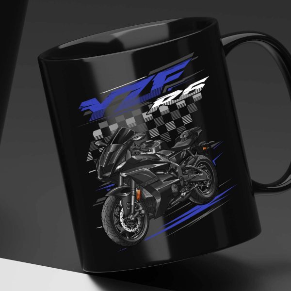 Yamaha YZF R6 2020 Black Mug Raven Merchandise & Clothing