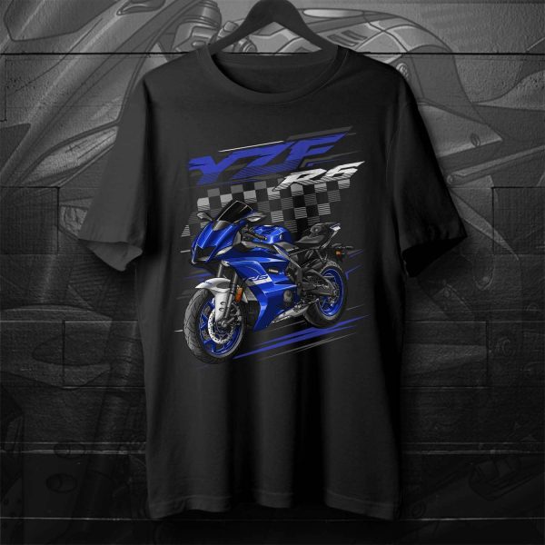 Yamaha YZF R6 2020 T-shirt Team Yamaha Blue Merchandise & Clothing