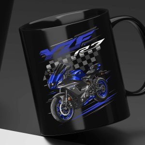Yamaha YZF-R7 2022-2023 Black Mug Team Yamaha Blue Merchandise & Clothing