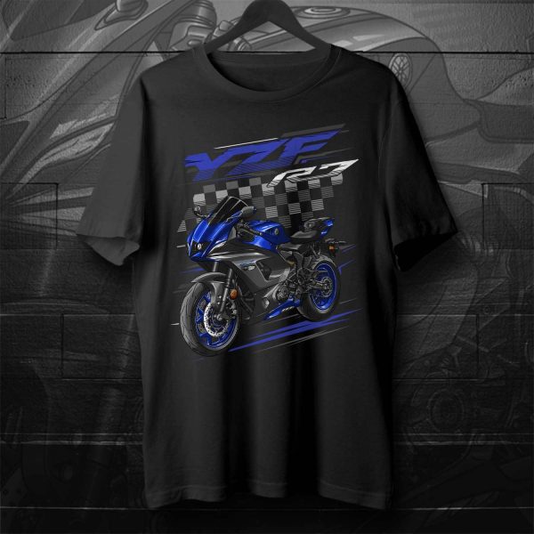 Yamaha YZF-R7 2022-2023 T-shirt Team Yamaha Blue Merchandise & Clothing
