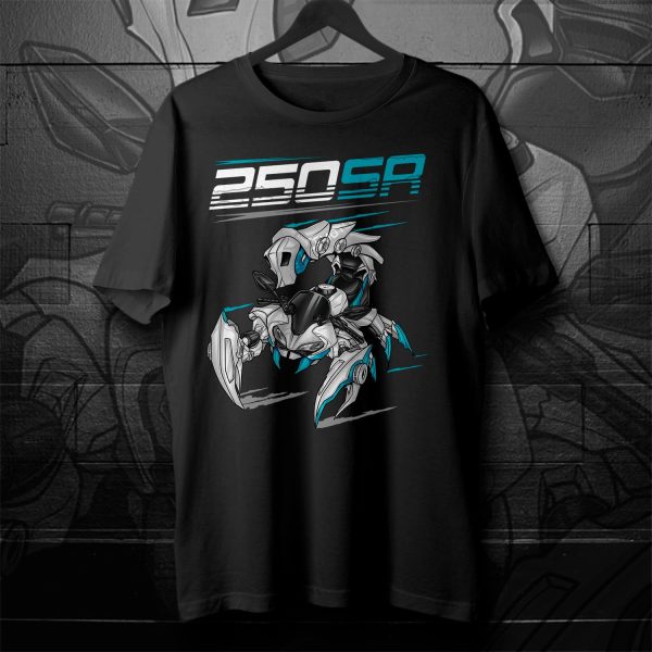 CFMoto 250SR T-shirt 2023 Nebula White Merchandise & Clothing Motorcycle Apparel