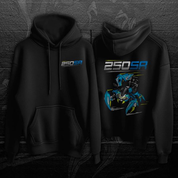 CFMoto 250SR Hoodie 2023 Turquoise Blue Merchandise & Clothing Motorcycle Apparel