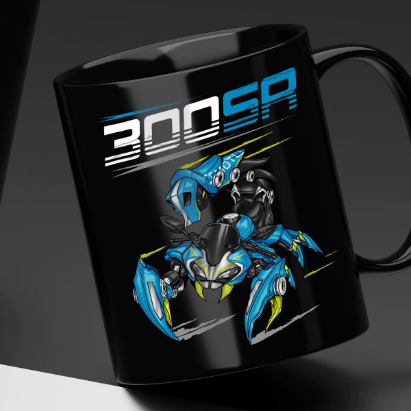 CFMoto 300SR Mug 2020-2023 Turquoise Blue Merchandise & Clothing Motorcycle Apparel