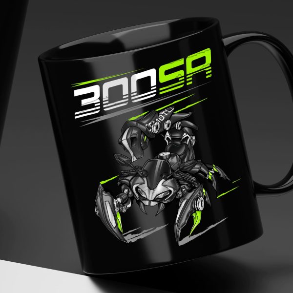 CFMoto 300SR Mug 2022-2023 Black Merchandise & Clothing Motorcycle Apparel