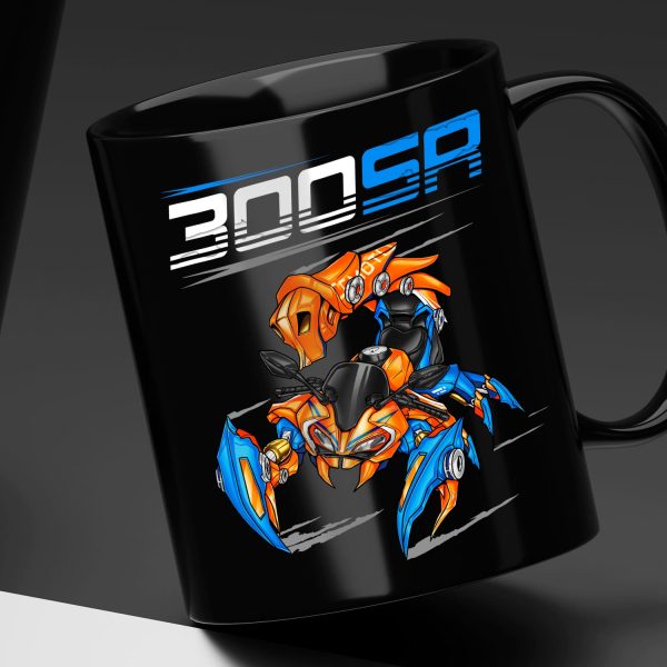 CFMoto 300SR Mug 2022-2023 Lava Orange Merchandise & Clothing Motorcycle Apparel