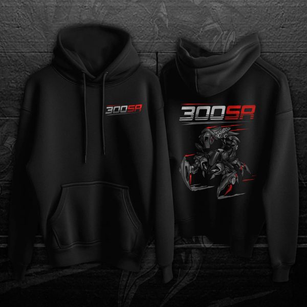 CFMoto 300SR Hoodie 2022-2023 Nebula Black Merchandise & Clothing Motorcycle Apparel