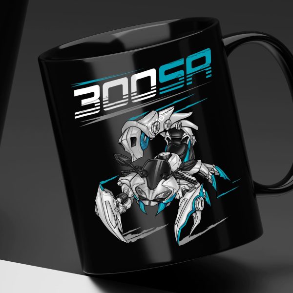 CFMoto 300SR Mug 2023 Nebula White Merchandise & Clothing Motorcycle Apparel