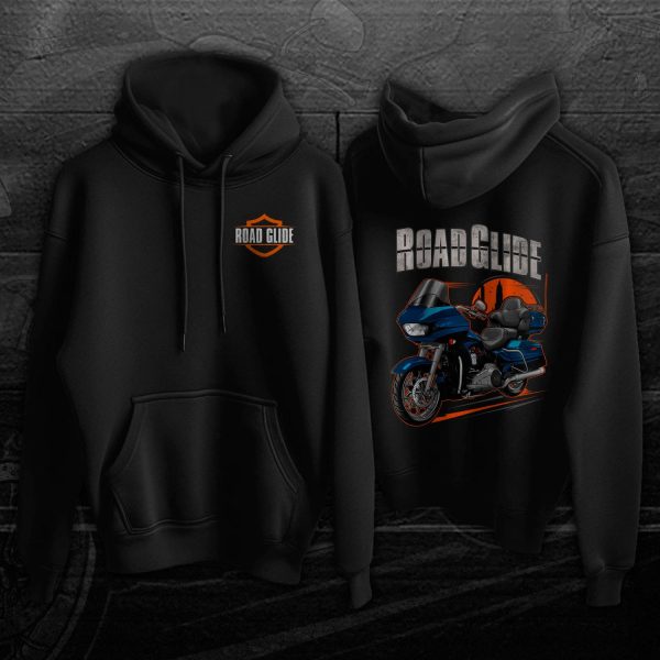 Harley Road Glide CVO Hoodie 2015 CVO Abyss Blue & Crushed Sapphire Merchandise & Clothing