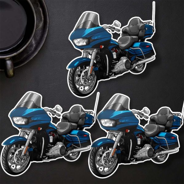 Harley Road Glide CVO Stickers 2015 CVO Abyss Blue & Crushed Sapphire Merchandise & Clothing