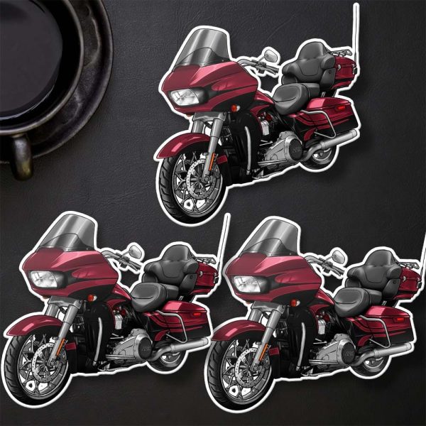 Harley Road Glide CVO Stickers 2015 CVO Burgundy Blaze & Typhoon Maroon Merchandise & Clothing