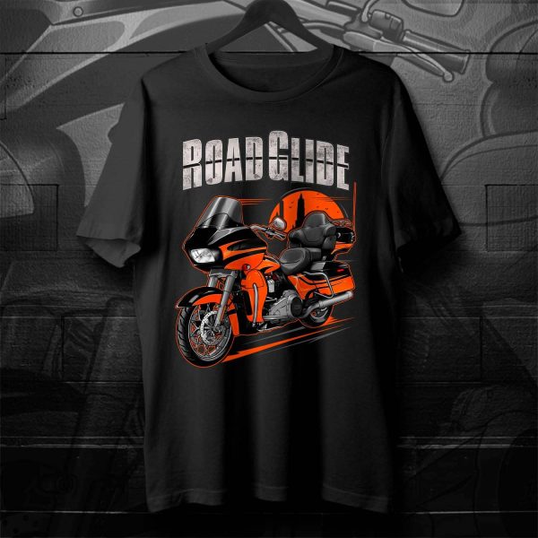 Harley Road Glide CVO T-shirt 2015 CVO Carbon Dust & Autumn Sunset Merchandise & Clothing
