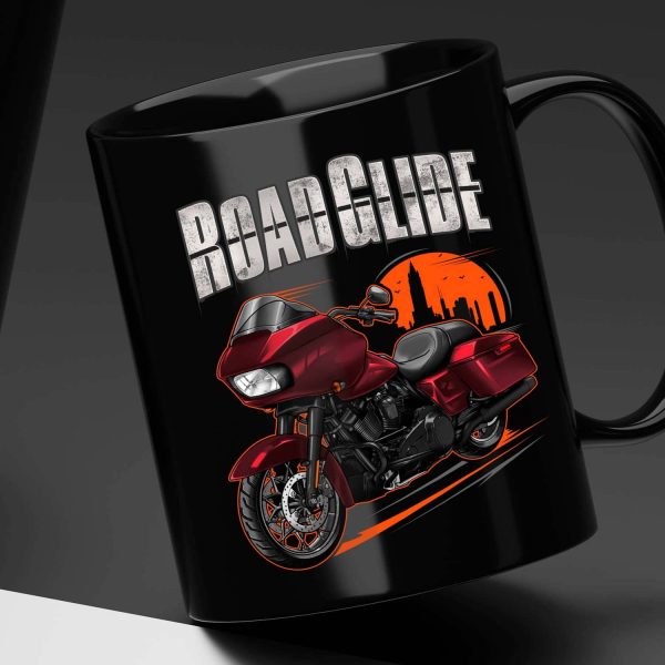 Harley Road Glide Mug 2015 Mysterious Red Sunglo Merchandise & Clothing Motorcycle Apparel
