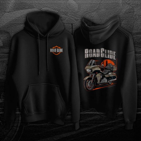 Harley Road Glide Ultra Hoodie 2016-2017 Ultra Billet Silver & Vivid Black Merchandise & Clothing Motorcycle Apparel