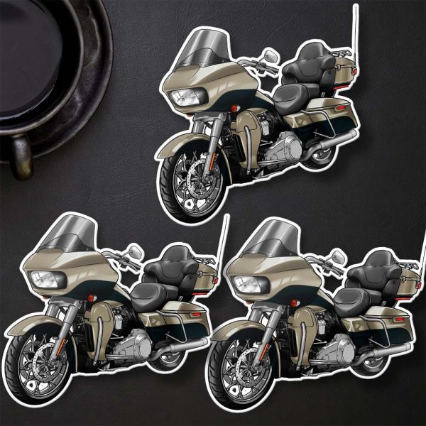 Harley Road Glide Ultra Stickers 2016-2017 Ultra Billet Silver & Vivid Black Merchandise & Clothing Motorcycle Apparel