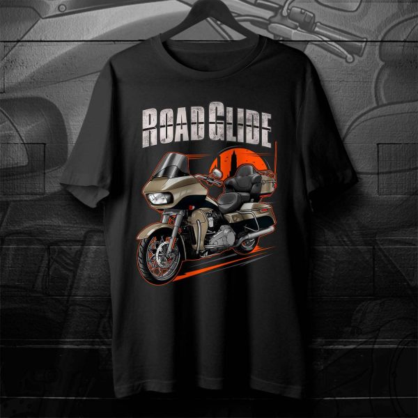 Harley Road Glide Ultra T-shirt 2016-2017 Ultra Billet Silver & Vivid Black Merchandise & Clothing Motorcycle Apparel