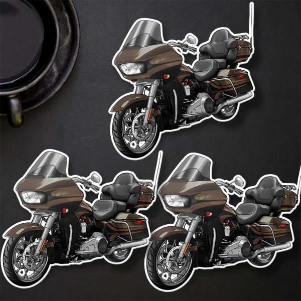 Harley Road Glide CVO Stickers 2016 CVO Charcoal Slate & Carbon Dust Merchandise & Clothing