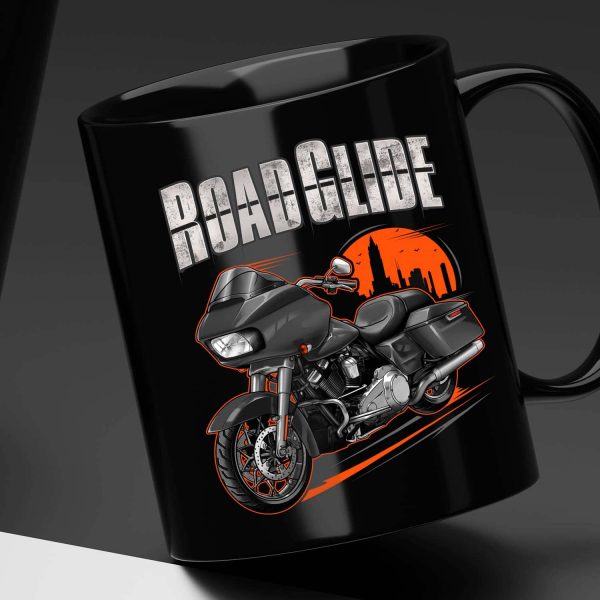 Harley Road Glide Mug 2016 Gunship Gray Merchandise & Clothing Motorcycle Apparel