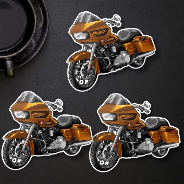 Harley Road Glide Special Stickers 2016 Hard Candy Gold Flake Merchandise & Clothing Motorcycle Apparel