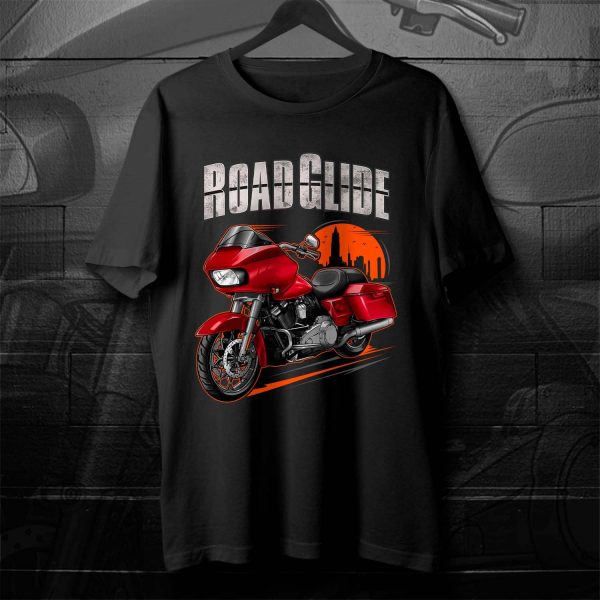 Harley Road Glide Special T-shirt 2016 Special Velocity Red Sunglo Merchandise & Clothing Motorcycle Apparel