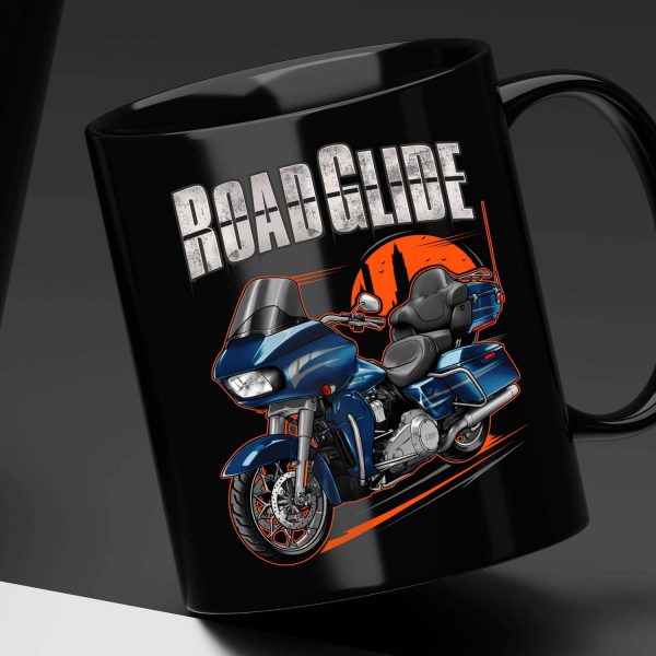 Harley Road Glide Ultra Mug 2016 Ultra Cosmic Blue Pearl Merchandise & Clothing Motorcycle Apparel
