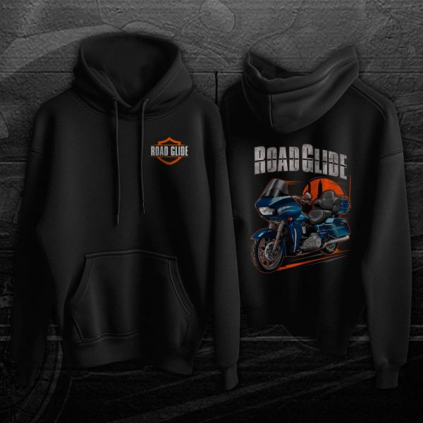 Harley Road Glide Ultra Hoodie 2016 Ultra Cosmic Blue Pearl Merchandise & Clothing Motorcycle Apparel
