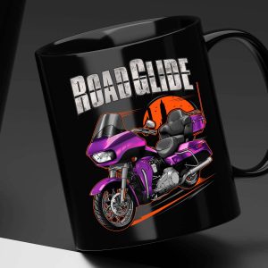 Harley Road Glide Ultra Mug 2016 Ultra Purple Fire & Blackberry Smoke Merchandise & Clothing Motorcycle Apparel