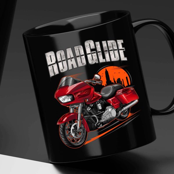 Harley Road Glide Special Mug 2017-2018 Special Hard Candy Hot Rod Red Flake Merchandise & Clothing Motorcycle Apparel