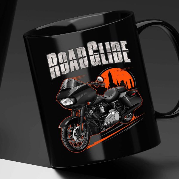 Harley Road Glide Special Mug 2017 Special Black Denim Merchandise & Clothing Motorcycle Apparel