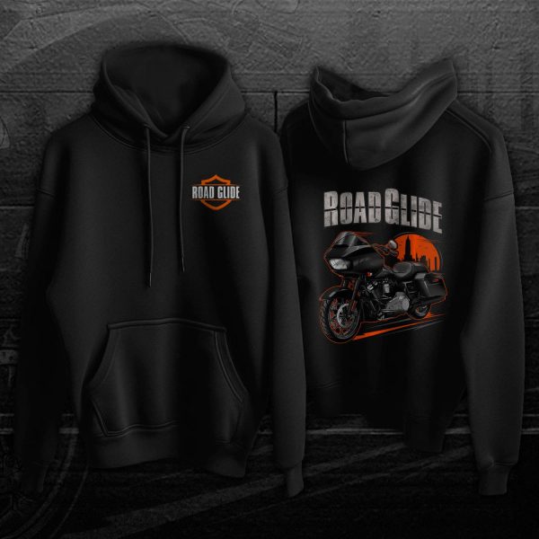 Harley Road Glide Special Hoodie 2017 Special Black Denim Merchandise & Clothing Motorcycle Apparel