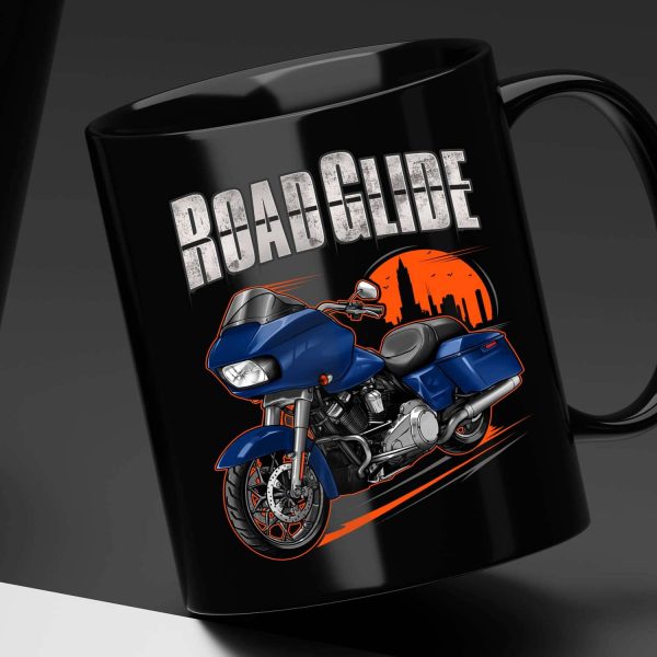Harley Road Glide Special Mug 2017 Special Superior Blue Merchandise & Clothing Motorcycle Apparel