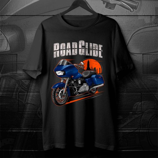 Harley Road Glide Special T-shirt 2017 Special Superior Blue Merchandise & Clothing Motorcycle Apparel