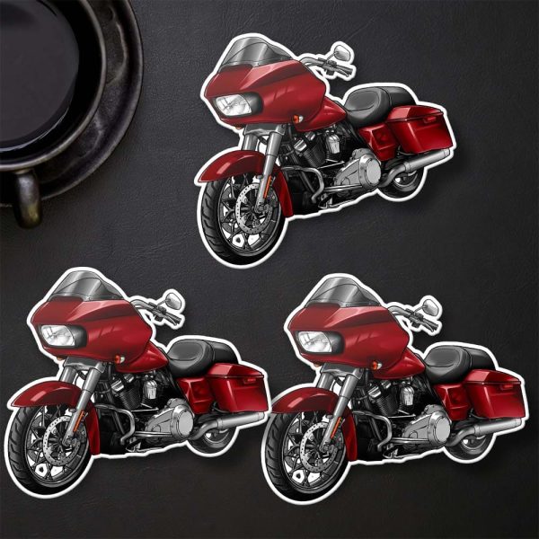 Harley Road Glide Special Stickers 2017 Special Velocity Red Sunglo Merchandise & Clothing Motorcycle Apparel