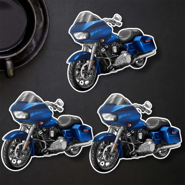 Harley Road Glide Hoodie 2017 Superior Blue Merchandise & Clothing Motorcycle Apparel