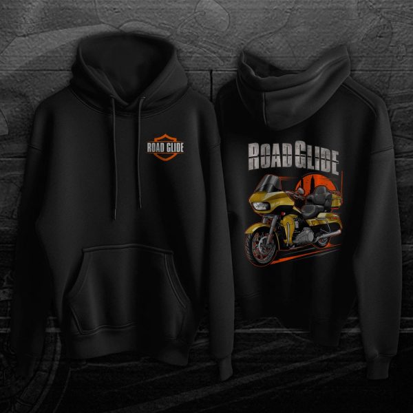Harley Road Glide Ultra Hoodie 2017 Ultra Black Hills Gold & Black Quartz Merchandise & Clothing Motorcycle Apparel