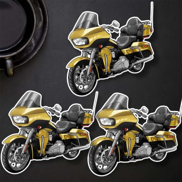 Harley Road Glide Ultra Stickers 2017 Ultra Black Hills Gold & Black Quartz Merchandise & Clothing Motorcycle Apparel