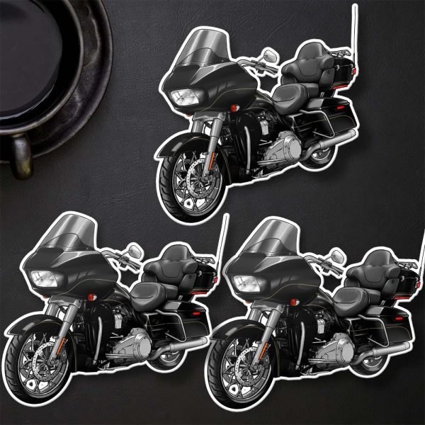 Harley Road Glide Ultra Stickers 2017 Ultra Black Quartz Merchandise & Clothing Motorcycle Apparel