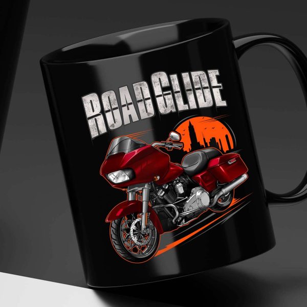 Harley Road Glide Mug 2017 Velocity Red Sunglo Merchandise & Clothing Motorcycle Apparel