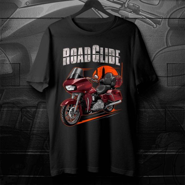 Harley Road Glide Ultra T-shirt 2018-2019 Ultra Twisted Cherry Merchandise & Clothing Motorcycle Apparel