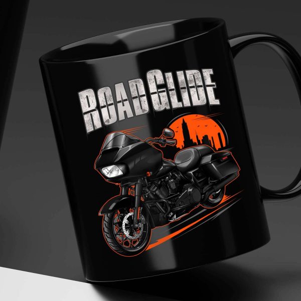 Harley Road Glide Special Mug 2018-2023 Vivid Black & Black Finish Merchandise & Clothing Motorcycle Apparel