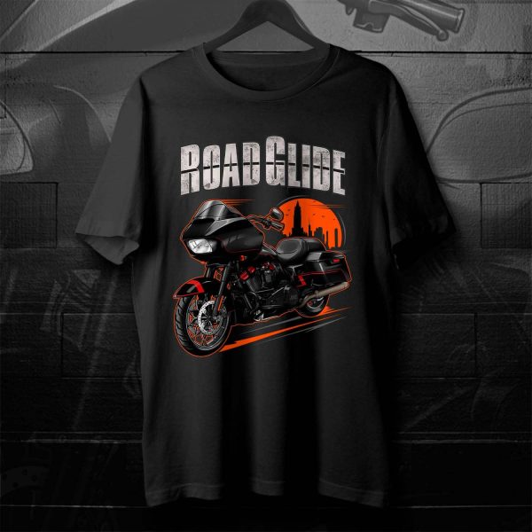Harley Road Glide CVO T-shirt 2018 CVO Black Earth & Vivid Black Merchandise & Clothing