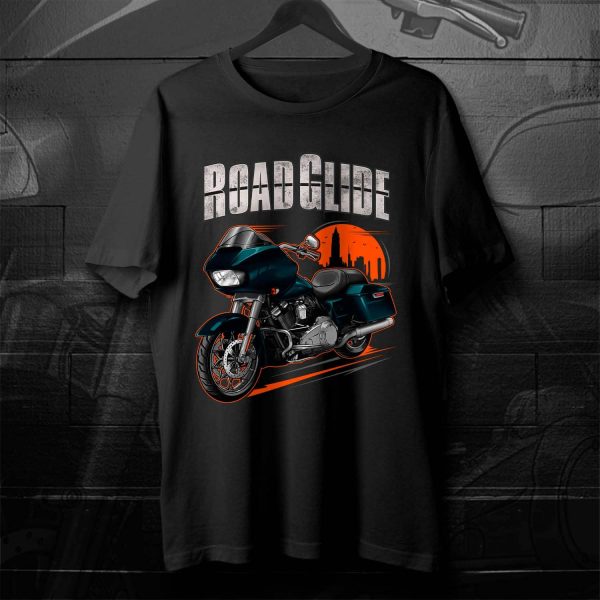 Harley Road Glide T-shirt 2018 HC Chameleon Flake Merchandise & Clothing Motorcycle Apparel