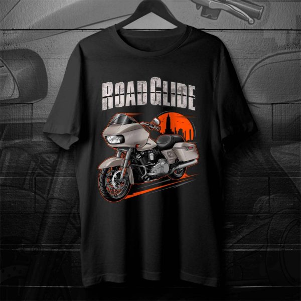 Harley Road Glide T-shirt 2018 HC Shattered Flake Merchandise & Clothing Motorcycle Apparel